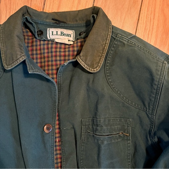 L.L. Bean Hunter Green Barn Jacket - Picture 2 of 5